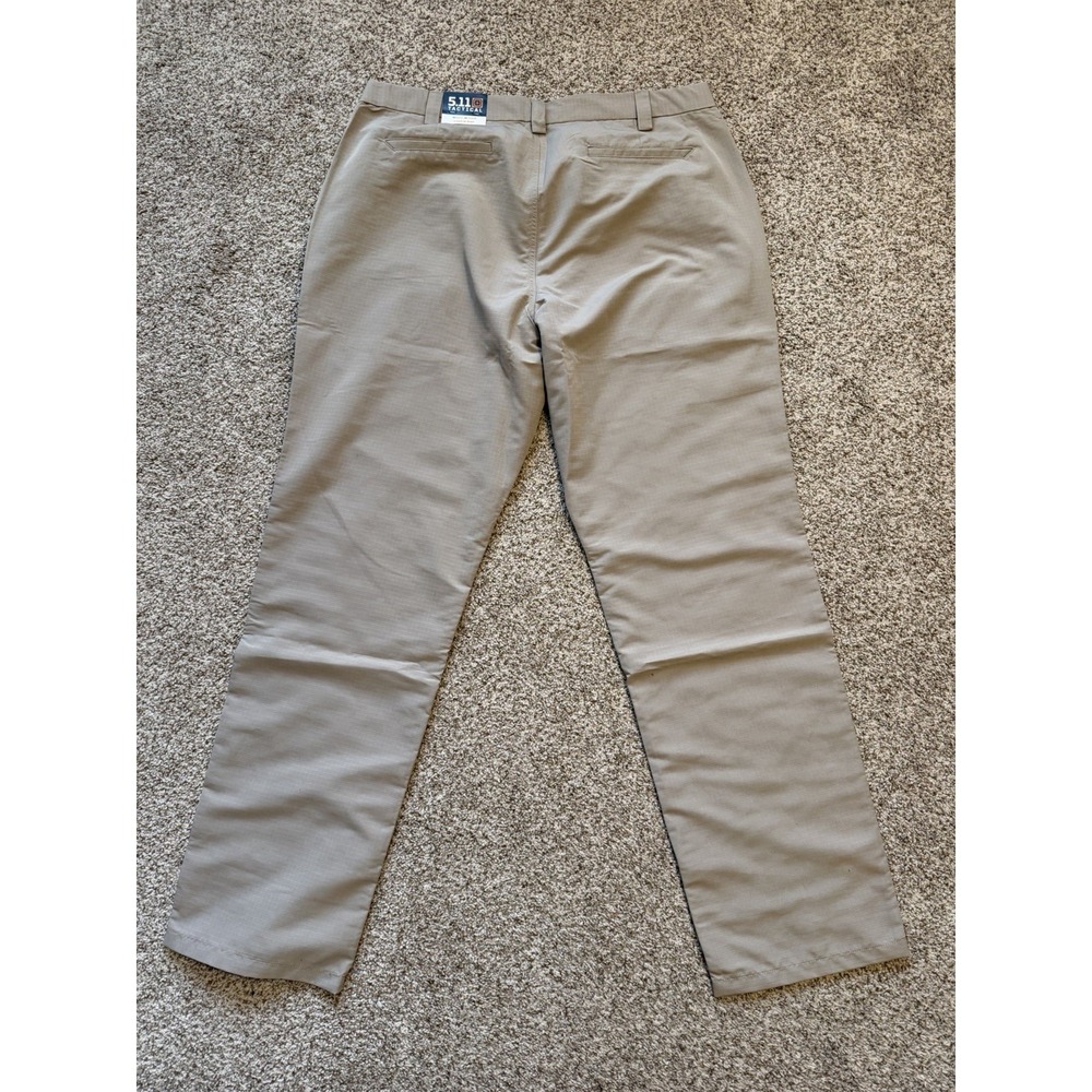 5.11 Tactical Fast-Tac Urban Pants Khaki 42x36 Mens NWT - Picture 6 of 6